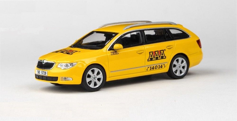 Škoda Superb II combi AAA Taxi 1:43 Abrex