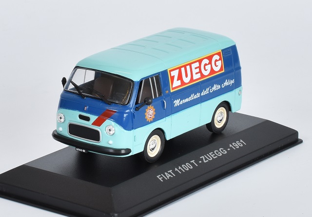 FIAT 1100 T ZUEGG - 1961 1:43 časopis s modelem