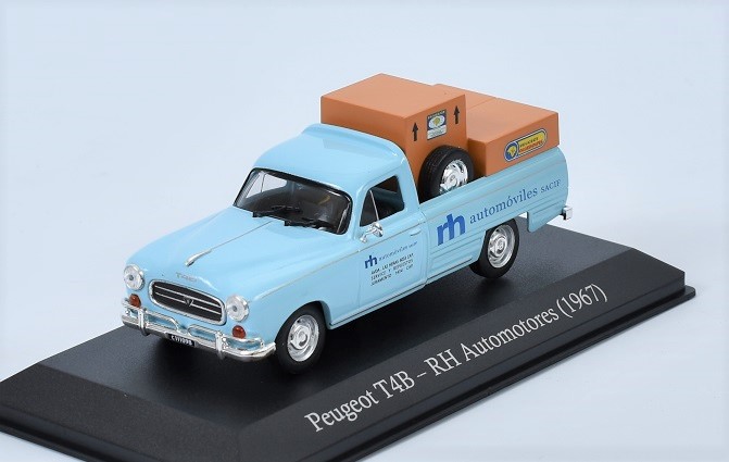 Peugeot T4B Pick-Up - 1967 1:43 časopis s modelem