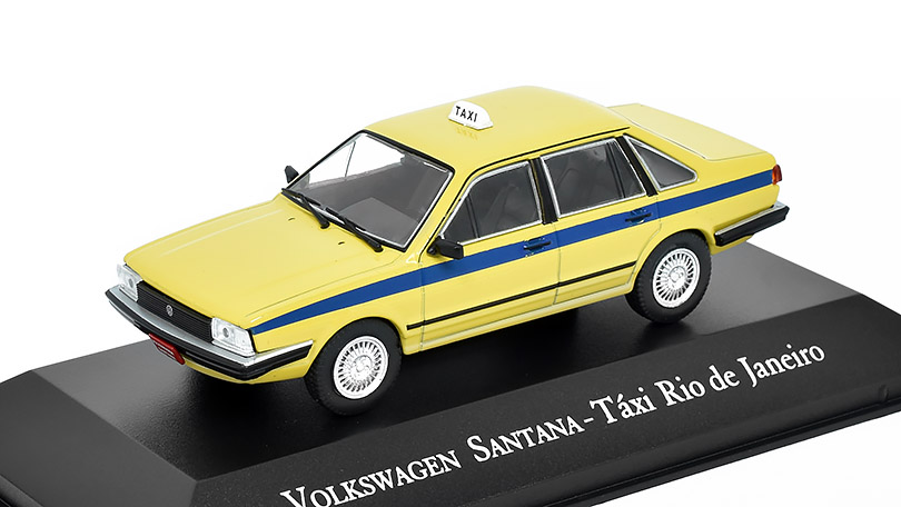 Volkswagen Santana Taxi Rio De Janeiro 1:43 - časopis s modelem