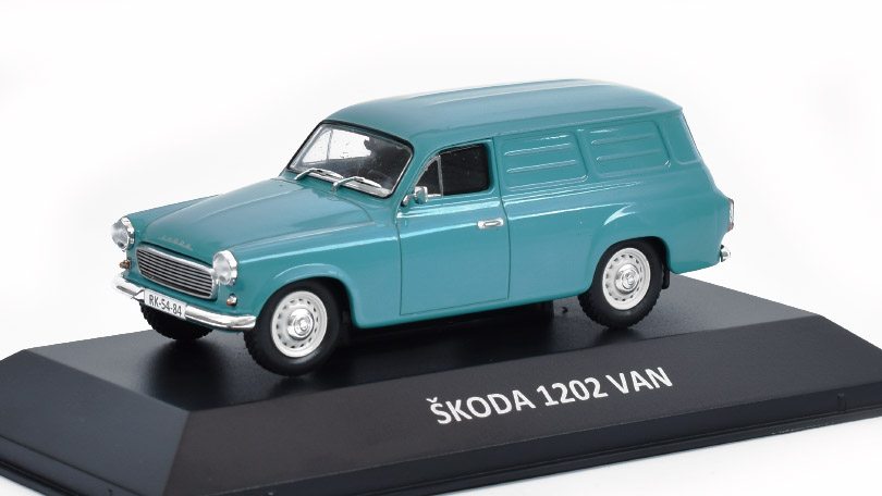 Škoda 1202 Van 1969 1:43 DeAgostini Kaleidoskop slv. vozů časopis s modelem #15