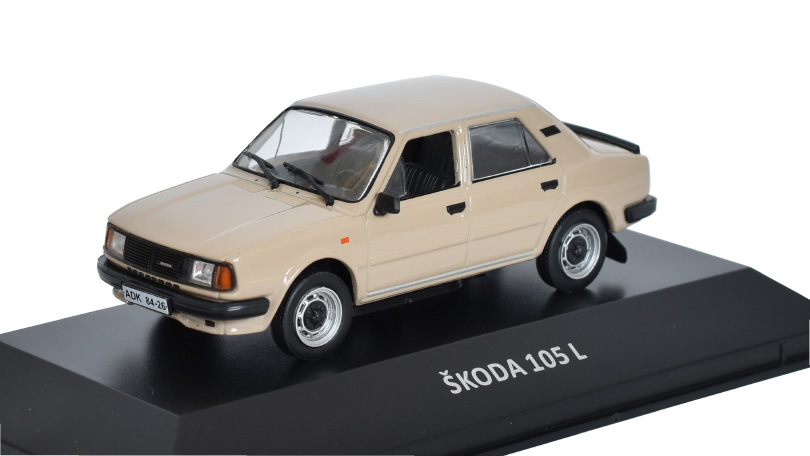 Škoda 105 L 1984 1:43 - DeAgostini časopis s modelem #16 