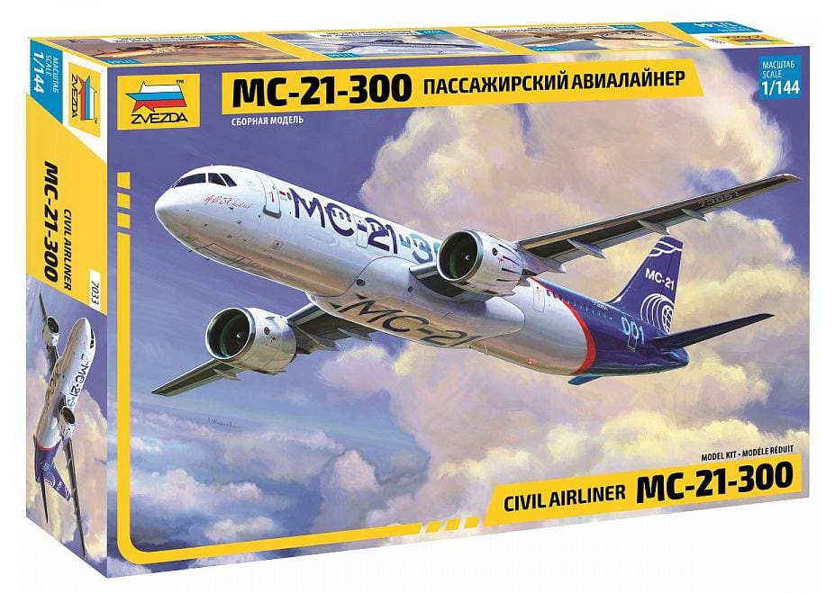 Letadlo MC-21-300 1:144 Zvezda - stavebnice