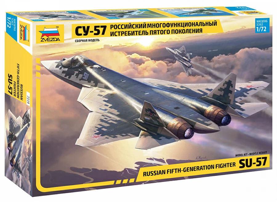 Letoun SU-57 1:72 Zvezda - stavebnice