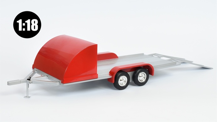 Car Transporter Carrello Trasporto Auto 1:18 - American Muscle