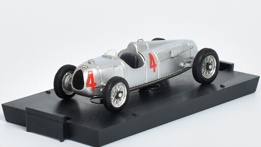 Auto Union - F1 TIPO C #4 World Champion 1936 Bernd Rosemayer 1:43 - Brumm 