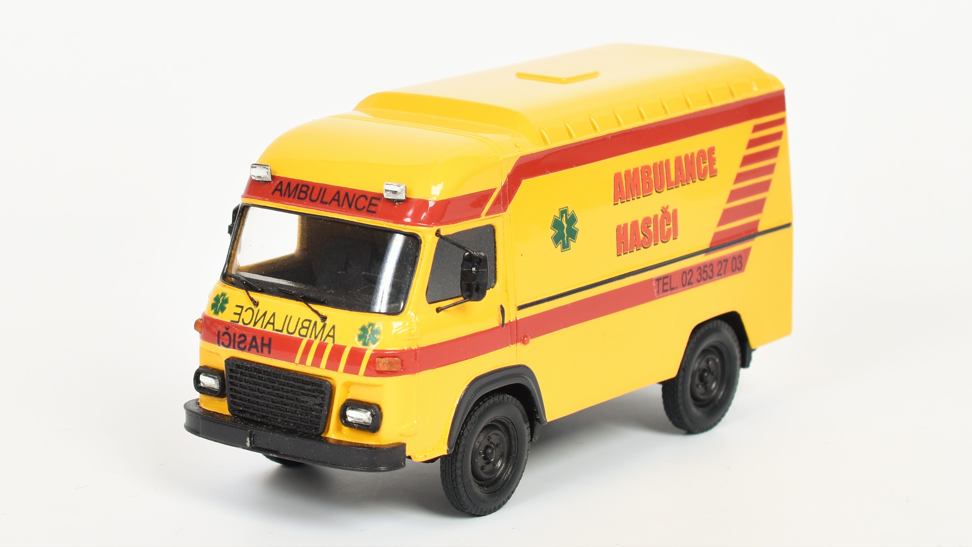 AVIA-A21F Ambulance Hasiči 1:43 Vector-models 