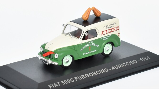 Fiat 500C Auricchio 1951 1:43 - časopis s modelem