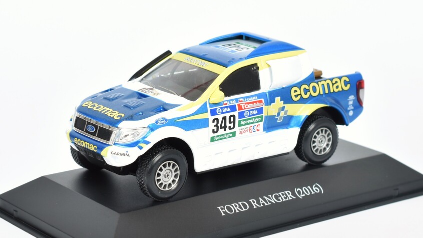 Ford Ranger #349 Chile 2016 1:43 - DeAgostini časopis s modelem