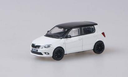 Škoda Fabia II RS - bílá 1:43 - Abrex