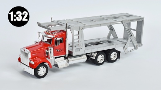 Kenworth W900 Bisarca Car Transporter 1989 1:32 - Welly