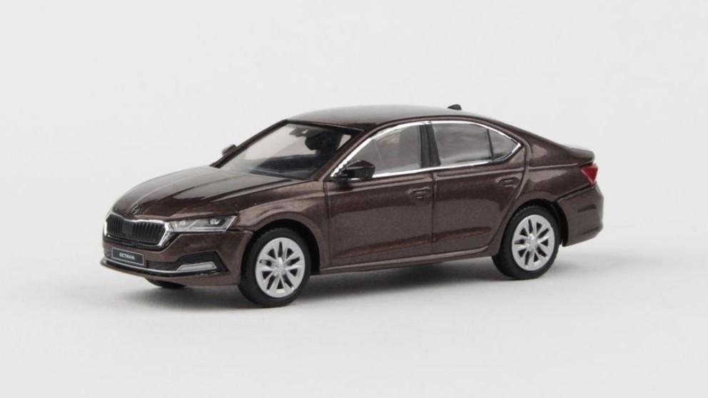 Škoda Octavia IV 2020 hnědá 1:43 - ABREX