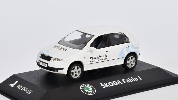 Škoda Fabia I Hatchback Radiožurnál 1:43 - KADEN 