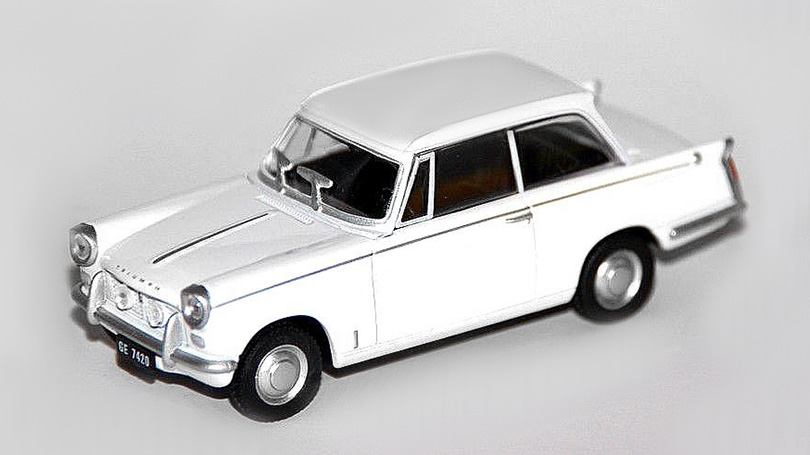 Triumph Herald 1:43 - Kultovní auta PRL-u Polsko časopis s modelem BAZAROVÉ ZBOŽ