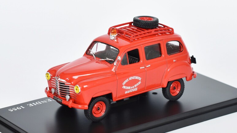 Renault Colorale Prairie 4x4 Break Incendie 1955 1:43 - časopis s modelem