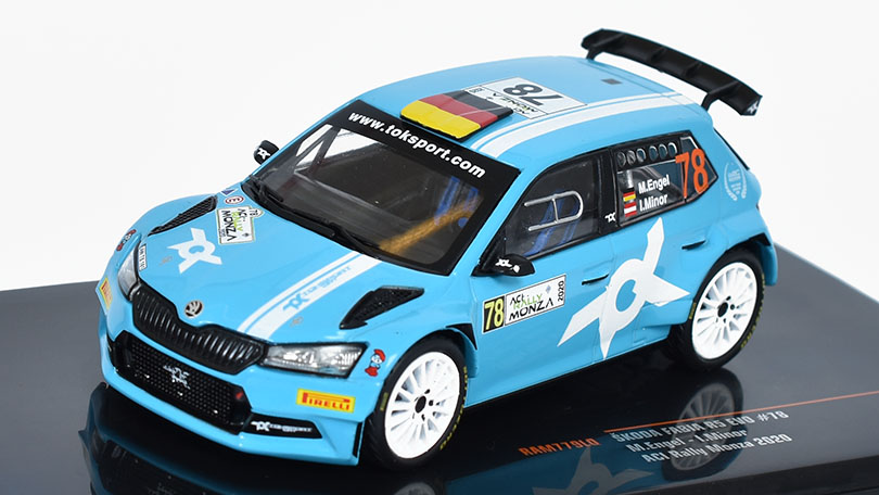 Skoda Fabia R5 EVO #78 ACI Rallye Monza 2020 M.Engel/I.Minor 1:43 - IXO Models