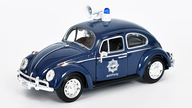 Volkswagen Beetle-set (Rijkspolitie) Nizozemská policie 1966 1:24 - MOTORMAX 