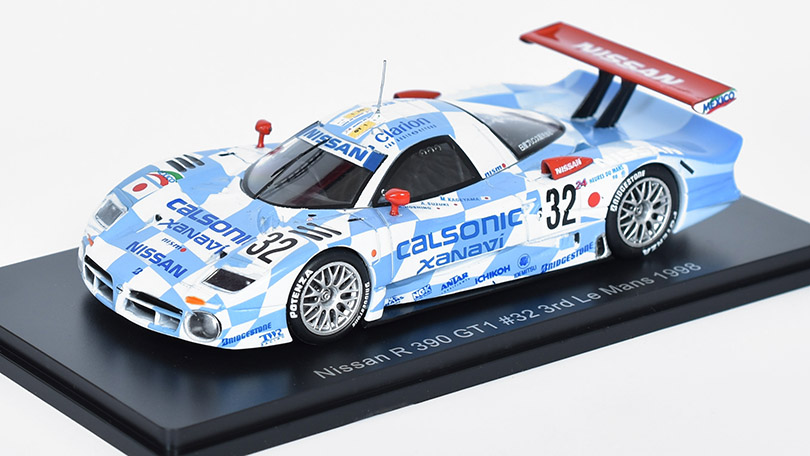 Nissan R390 GT1 #32 Suzuki/Hoshino/Kageyama Le Mans 1998 1:43 - Spark Model