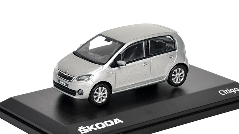 Škoda Citigo - sv. stříbrná - Škoda 1:43 - Abrex