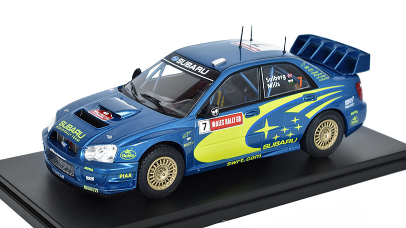 Subaru Impreza S9 WRC #7 Wales Rally GB 2003 1:24 - Hachette časopis s modelem