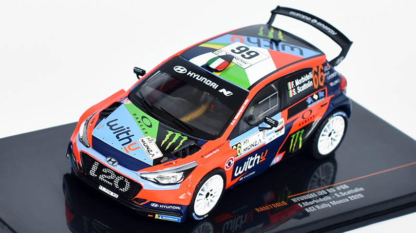 Hyundai i20 R5 #66 Rallye WRC, Rallye Monza 1:43 - IXO Models 