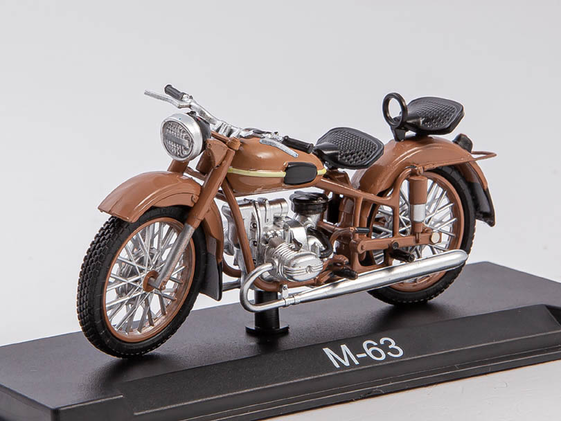 M-63 URAL-2 1:24 - MODIMIO Collections Naše Motocykly časopis s modelem #10