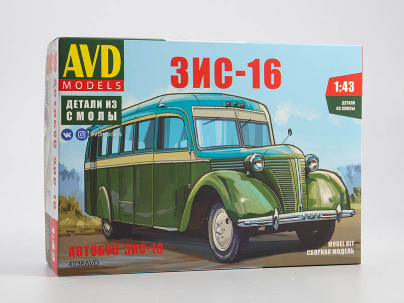 ZIS-16 autobus 1:43 - AVD KIT