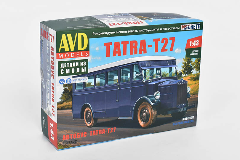 Tatra T27 autobus 1:43 - AVD