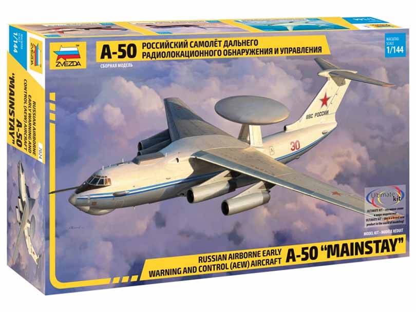 Letadlo Beriev A-50 Mainstay - 1:144 Zvezda - stavebnice