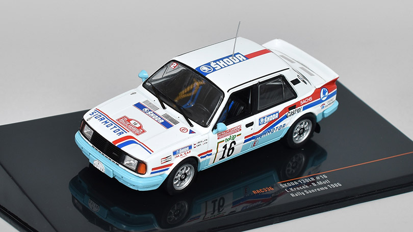 Škoda 130LR Rally Sanremo #16 Krecek/Motl 1:43 - IXO Models 