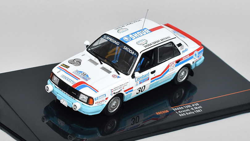 Škoda 130L #30 RAC Rally 1987 Krecek/Motl 1:43 - IXO Models 