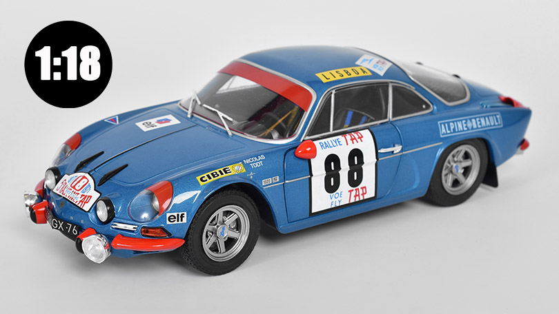 Renault Alpine A110 1600S #88 Winner Rallye du Portugal 1971 1:18 - Solido