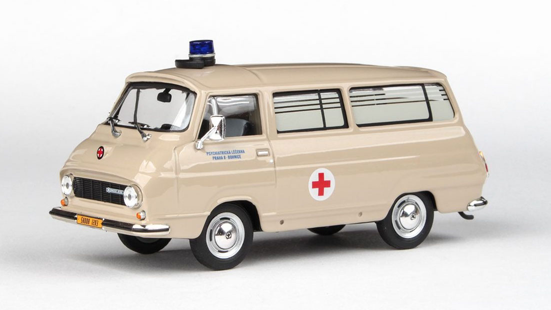 Škoda 1203 Sanitka-Převozka - 1974 1:43 Abrex 