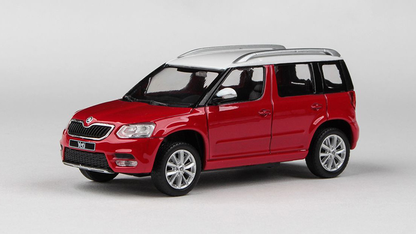 Škoda Yeti FL 2013 Červená Corrida Uni 1:43 - Abrex 