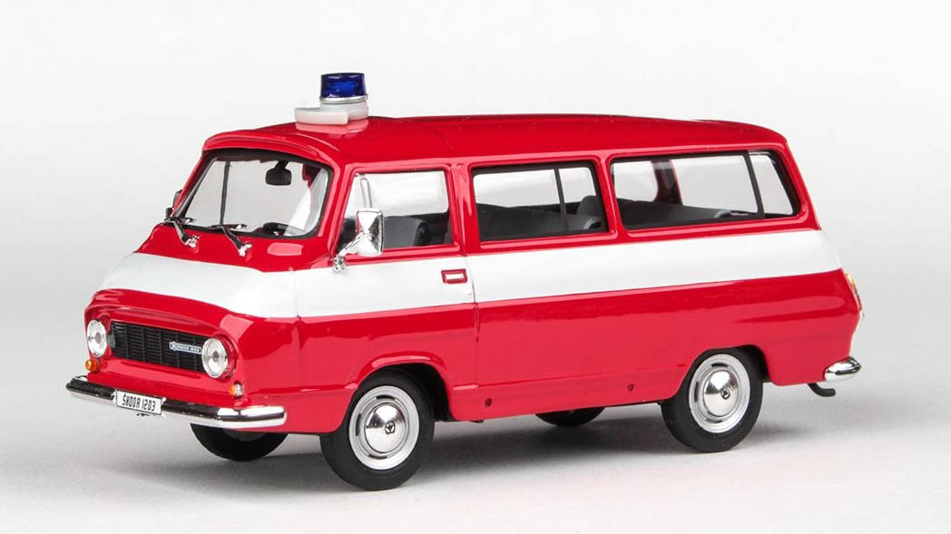 Škoda 1203 - 1974  Požární Ochrana  1:43 - Abrex