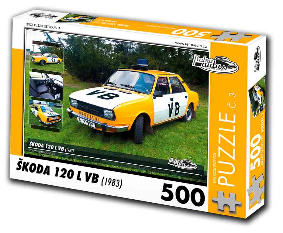 Puzzle č. 3 - Škoda 120L VB 1983 - 500 dílků