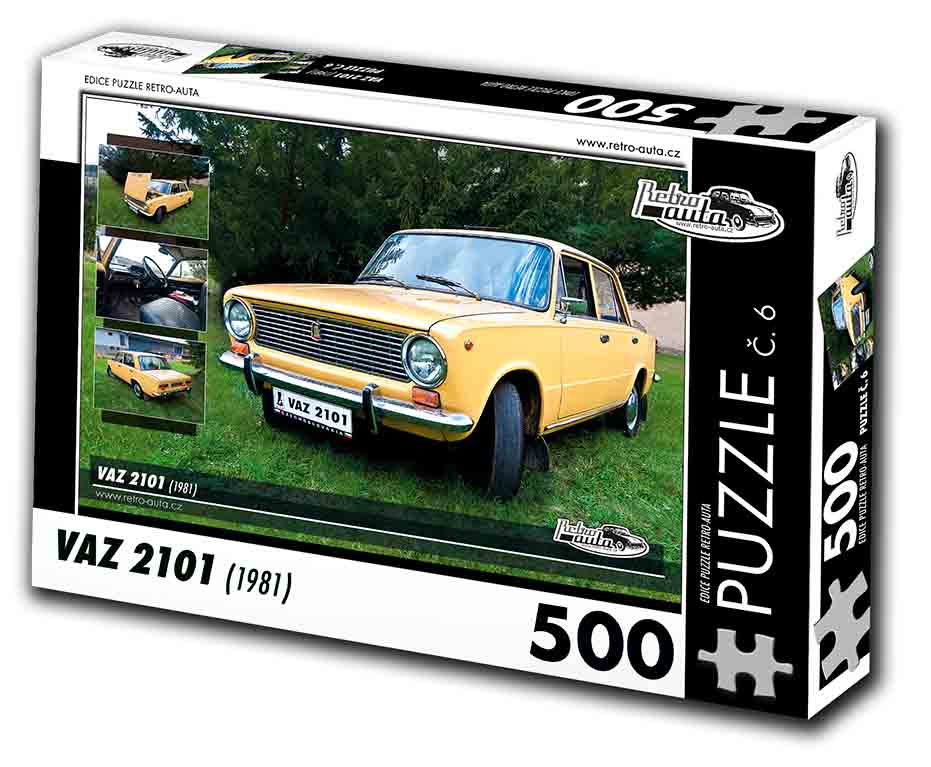 Puzzle č. 6 - VAZ 2101 1981 - 500 dílků