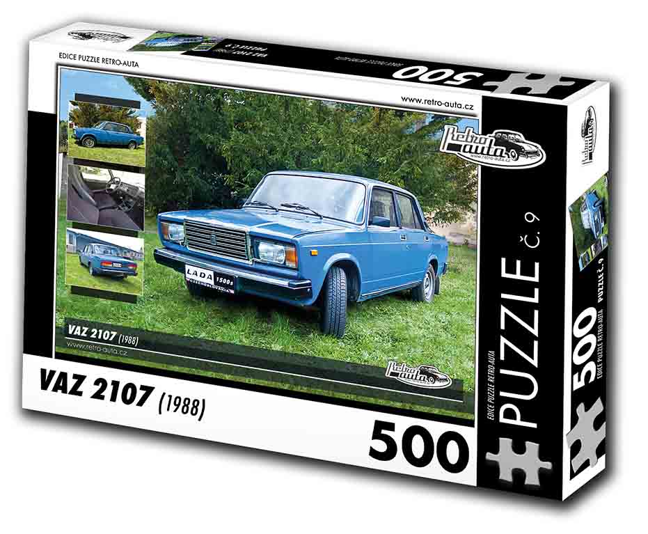 Puzzle č. 9 - VAZ 2107 1988 - 500 dílků