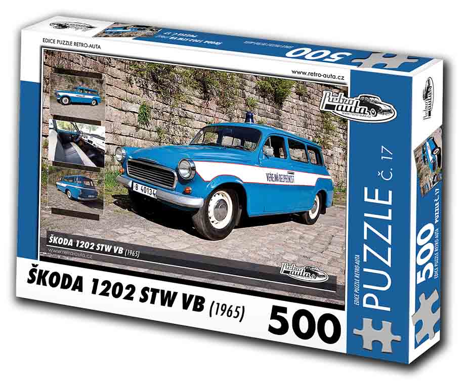 Puzzle č. 17 - Škoda 1202 STW VB 1965 - 500 dílků