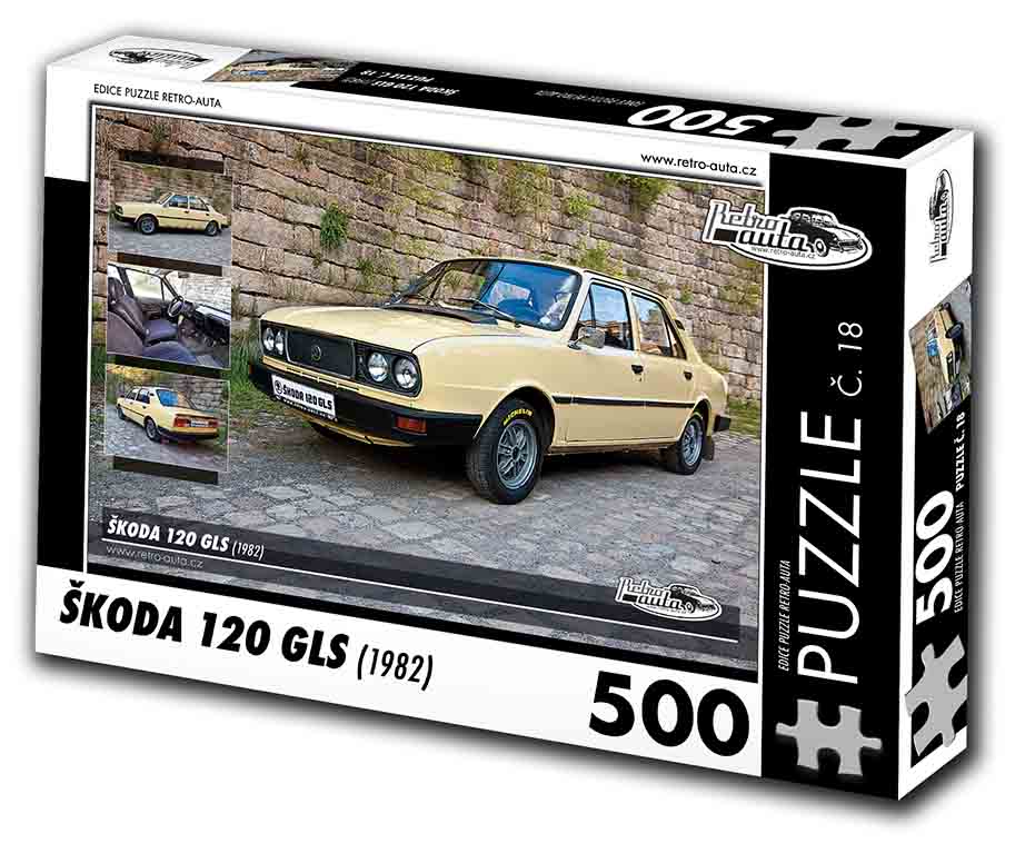 Puzzle č. 18 - Škoda 120 GLS 1982 - 500 dílků