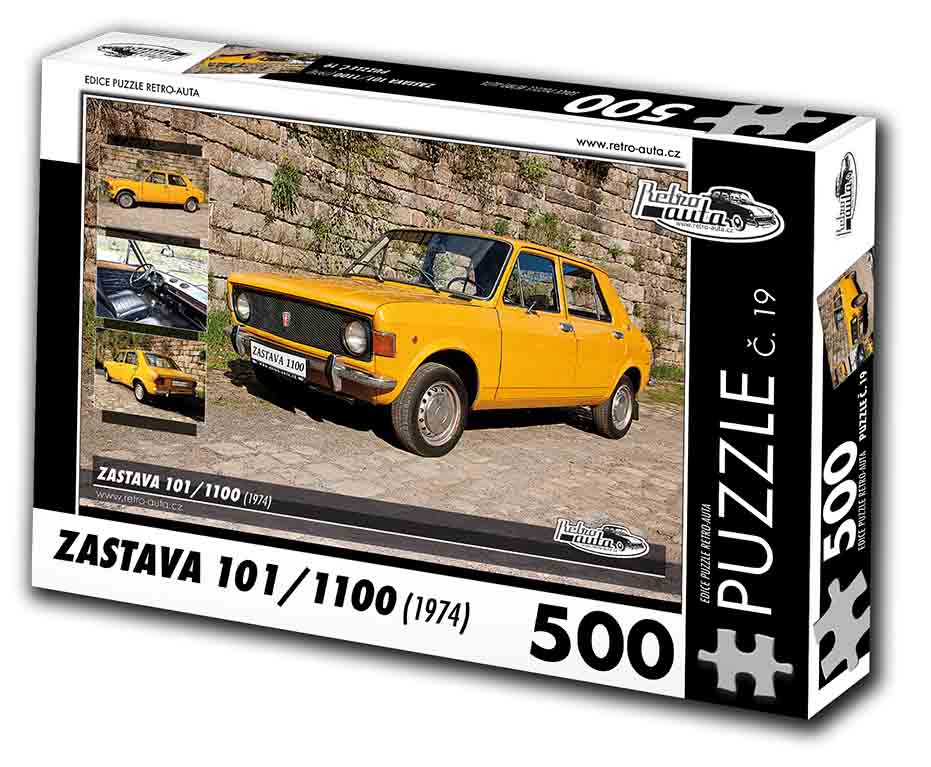 Puzzle č. 19 - Zastava 101/1100 1974 - 500 dílků