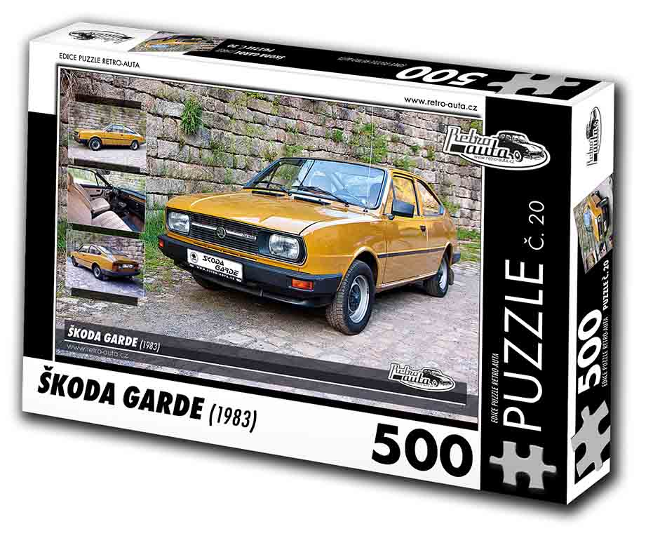 Puzzle č. 20 - Škoda Garde 1983 - 500 dílků