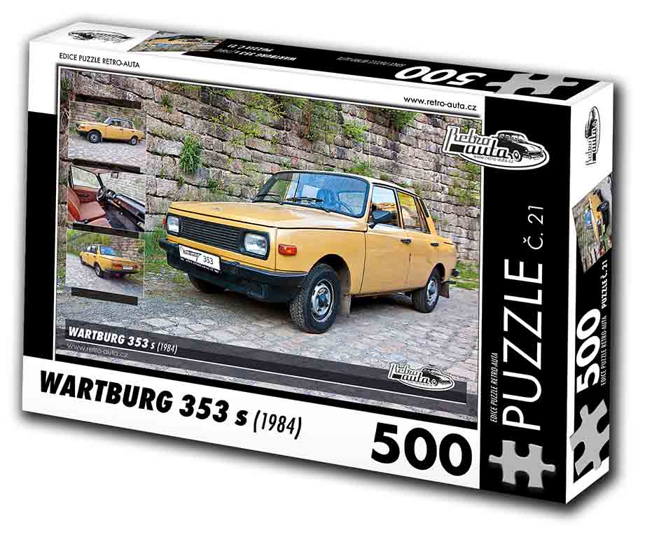 Puzzle č. 21 - Wartburg 353 s 1984 - 500 dílků