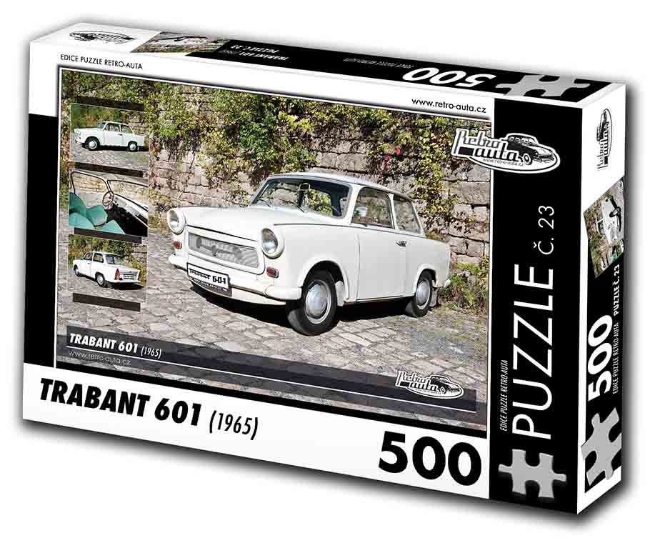 Puzzle č. 23 - Trabant 601 1965 - 500 dílků