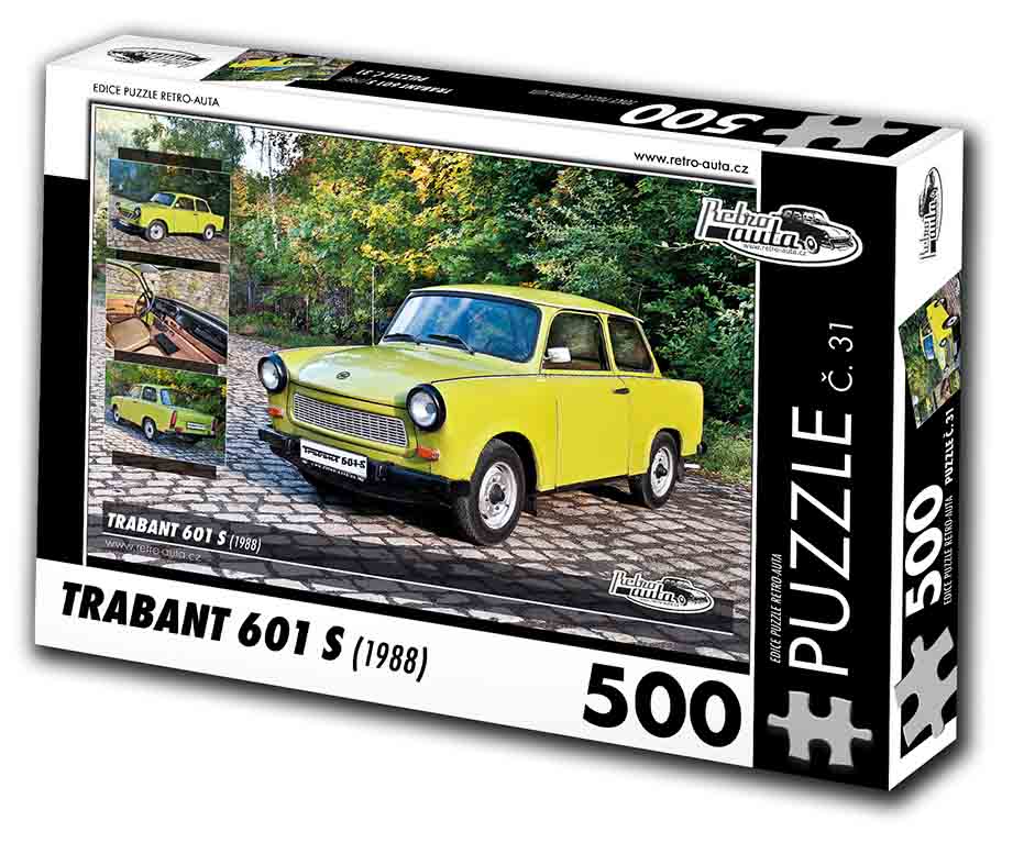 Puzzle č. 31 - Trabant 601 S 1988 - 500 dílků