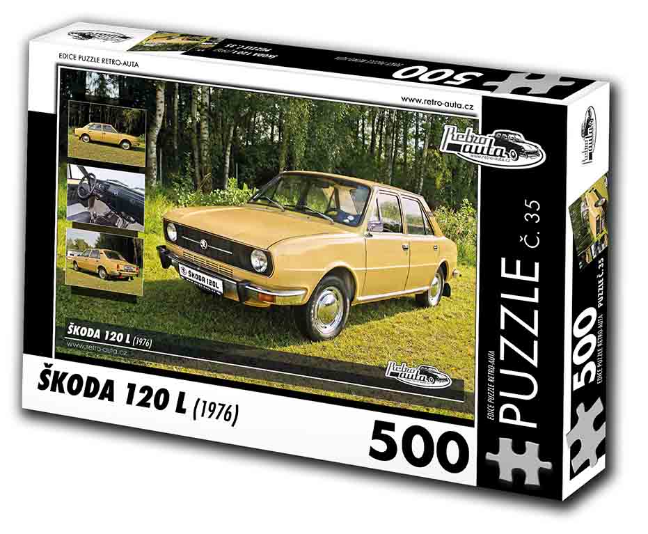 Puzzle č. 35 - Škoda 120 L 1976 - 500 dílků