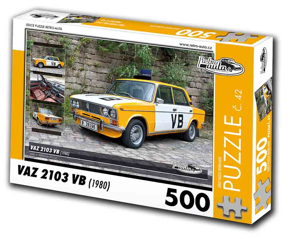 Puzzle č. 42 - VAZ 2103 VB 1980 - 500 dílků