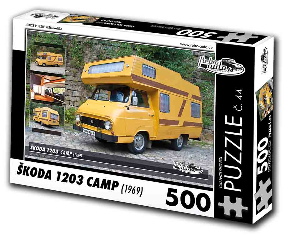 Puzzle č. 44 - Škoda 1203 CAMP 1969 - 500 dílků