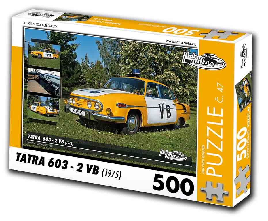 Puzzle č. 47 - Tatra 603-2 VB 1975 - 500 dílků