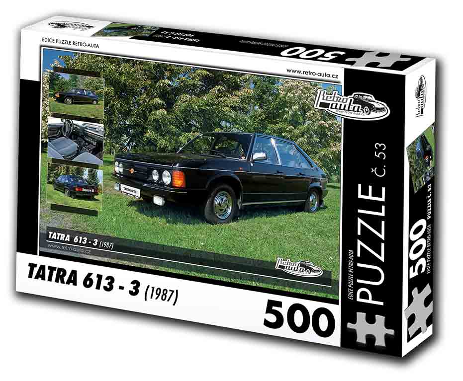 Puzzle č. 53 - Tatra 613-3 1987 - 500 dílků